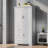 62" Tall & Wide Storage Cabinet with 3 Drawers & 3 Doors, Grey Freestanding Organizer for Bathroom/Office/Kitchen, Adjustable Shelves, 32" Wide Pantry Style, Heavy-Duty MDF-1303026665