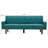 Upholstered 75 " Linen Sleeper Sofa Reclining
