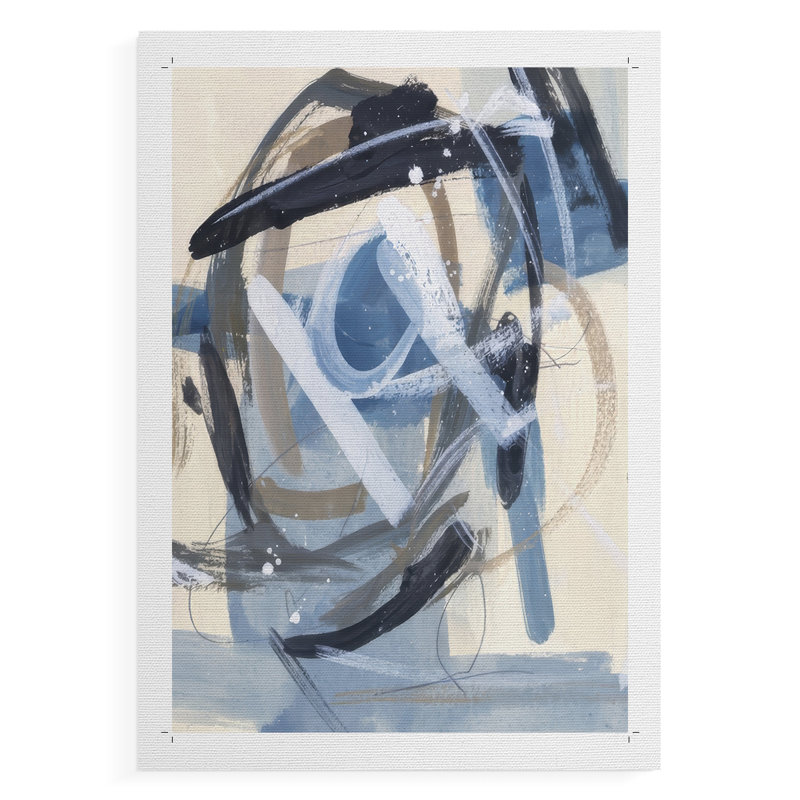 Base lunaire II - Impression sur toile seulement - NON-CADRE, H 48 po x l 32 po