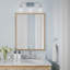 Ensemble de meuble-lavabo à 3 lumières en chrome poli avec abat-jour en verre transparent Ilia-127379909-130106832