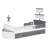 Boat-Shaped Platform Bed With 2 Drawers
