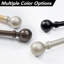 Tringle à rideau décorative robuste de 1 pouce de diamètre facile à installer-387218497-387218506