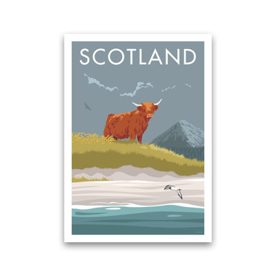 Scotland Angus by Stephen Millership - Print on Canvas