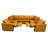 Niteshi Leather Match Power Recline Sectional-426341993