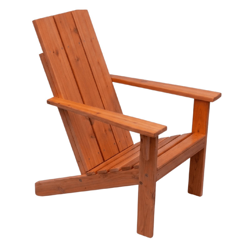  Chaise Adirondack moderne en cèdre rouge, teinture cèdre, Teinture cèdre