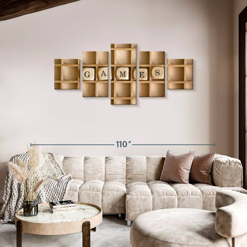 Word Games, 36" H x 80" W