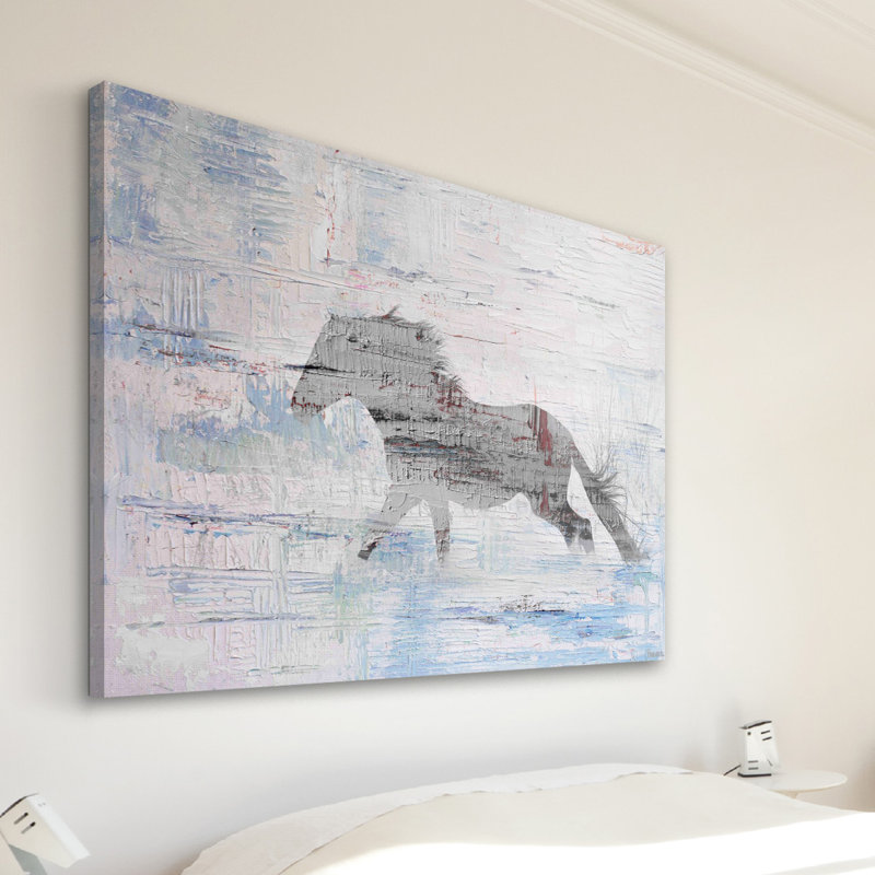 Parvez Taj - Wrapped Canvas Painting, 30cm H x 45cm W