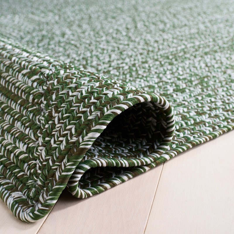 Braided 260 Hand Woven Performance Machine Washable No Pattern Rug, Rectangle 5' x 8'