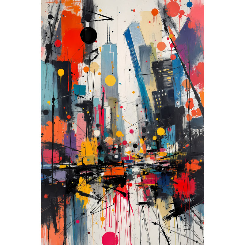 Metropolitan Chaos, 36" H x 24" W