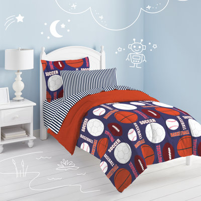 All Sports 5 - Piece Comforter Set