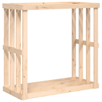 108cm W Solid Wood Log Rack