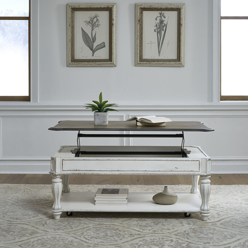 Colchester Lift Top Cocktail Table w/ Casters