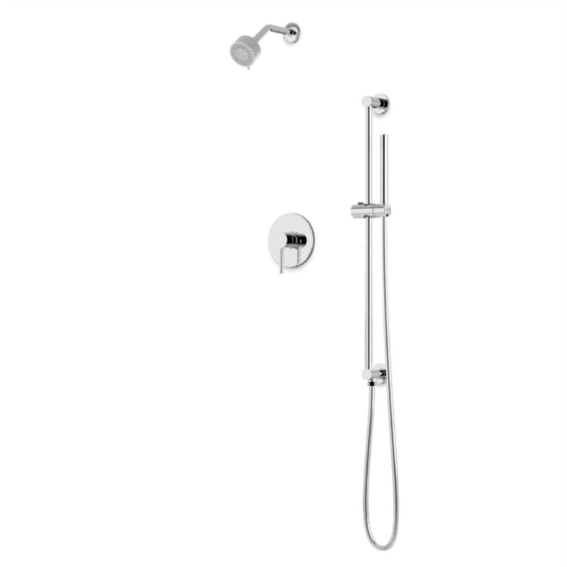 Système de douche complet, Chrome