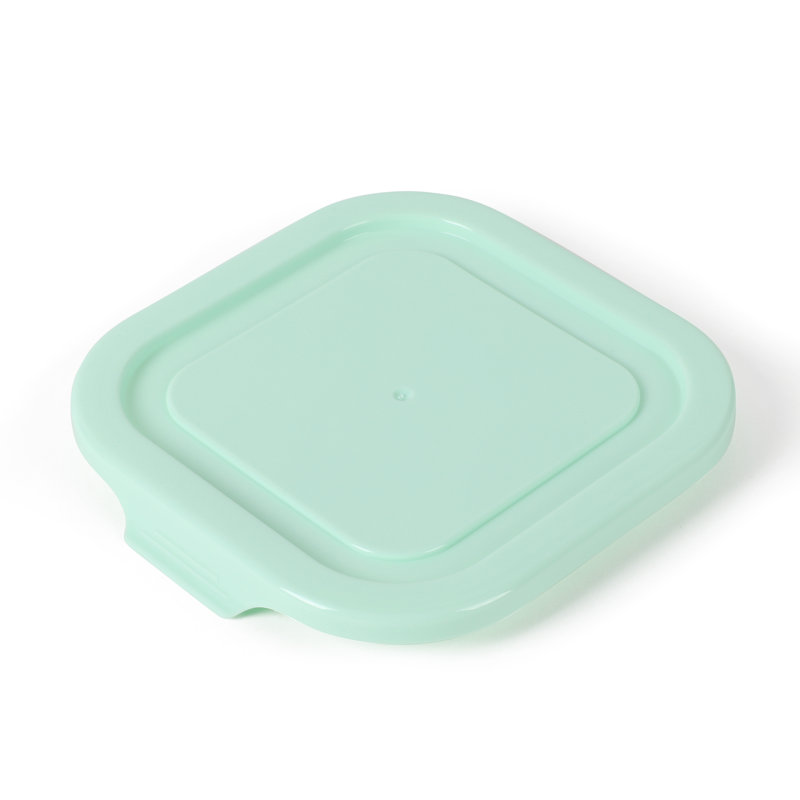 Martha Stewart Hadsell 6 Piece Borosilicate Glass Square Storage Container Set w/ Pop Lids
