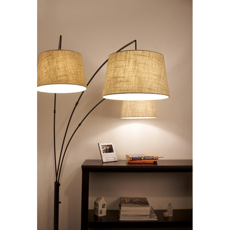Lampe sur pied arquée 78,5 po Vili