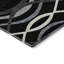 Tapis noir Prisco lavable à la machine de qualité supérieure-1213562122