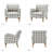 Arching Upholstered Armchair-1625562476