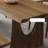Modern Walnut Rectangular Solid Wood Dining Table-513582899