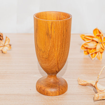 10oz. Teak Goblet