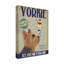 « yorkshire terrier ice crème », affiche rétro sur toile tendue-33420984