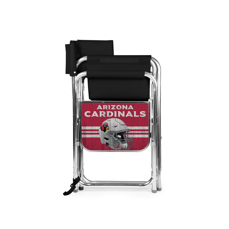 Folding Director Chair, Arizona Cardinals, Black