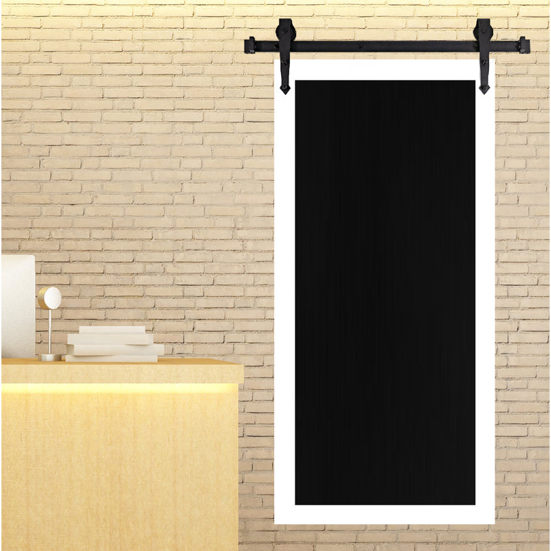 Tableau noir mural patiné, H 70 po x l 30 po, Blanc satiné