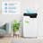 12000 Btu Portable Air Conditioners For Room Up To 550 Sq.ft, 3-in-1 Free Standing Quiet Cooling Portable Ac Uni