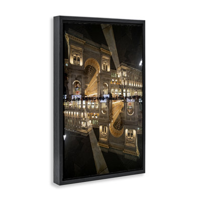 Cadre flottant Illuminated Architecture Symmetry, design par Robin Vandenabeele