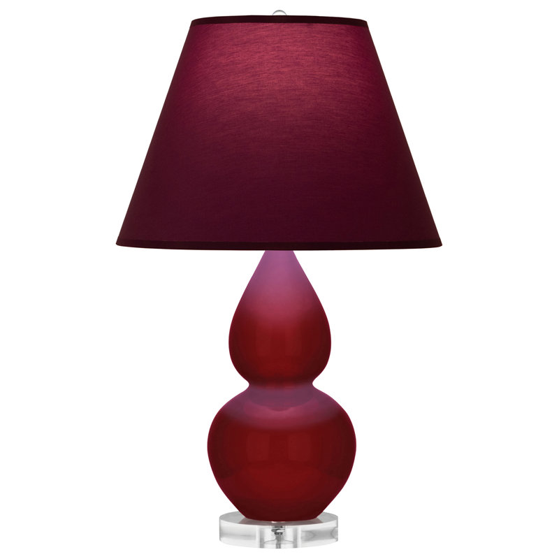 Petite lampe d'appoint à double gourde, Prune / lavande, Sangria