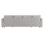 Canapé-lit modulaire moderne en forme de U avec canapé-lit de 107 po avec amplement d'espace de rangement et ports USB pour le salon-767887849