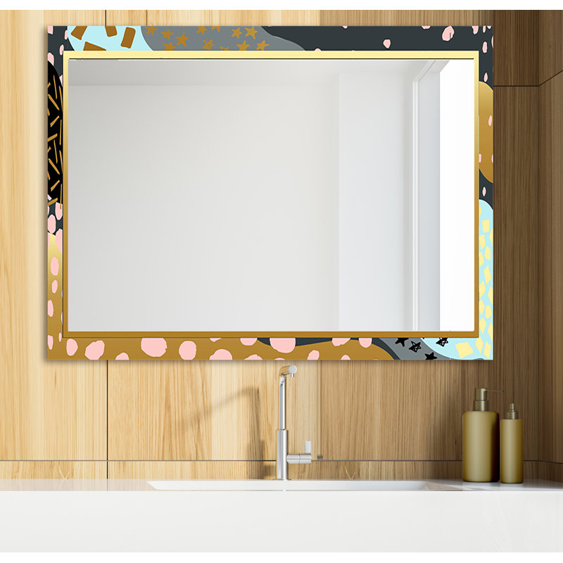 Glam Bathroom/Vanity Mirror, Playful 1, 29.5" H x 39.4" W