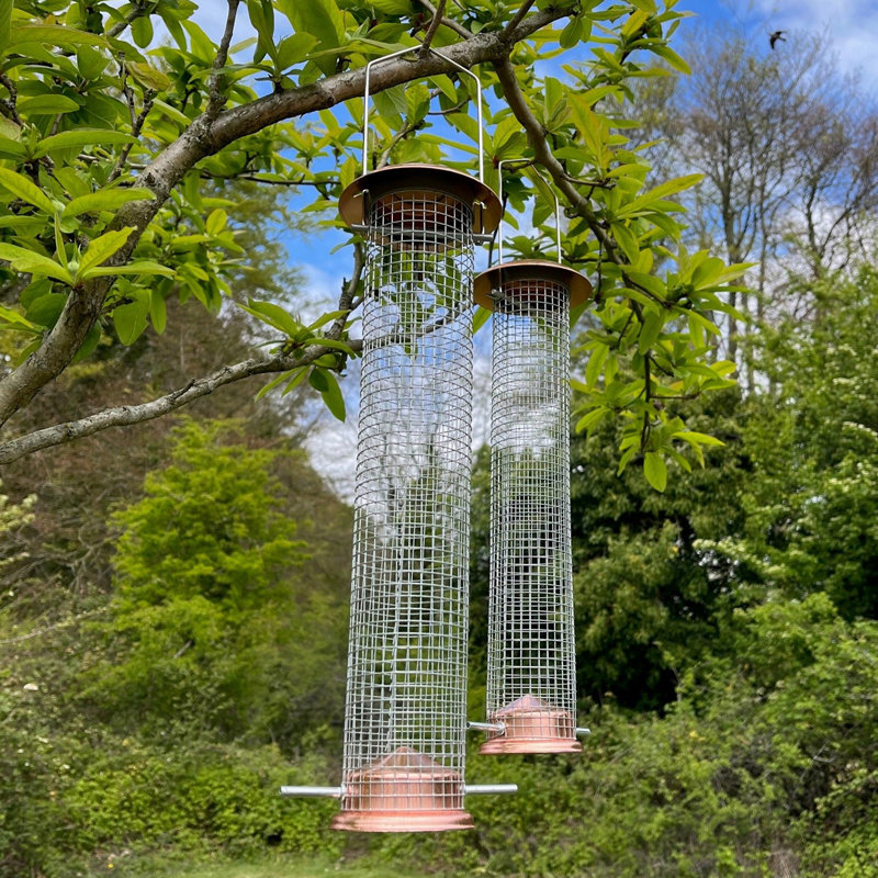 Englund Metal Hanging Tube Bird Feeder