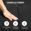 Canapé-lit à accoudoirs rembourrés en chenille de 84 po avec coussins en mousse à mémoire de forme et ressorts ensachés Geneveve-264068932