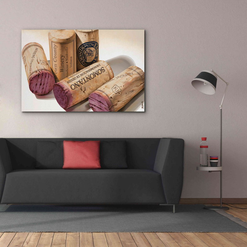 «Corks» par Ed Roberts, H 40 po x l 60 po x P 1,5 po