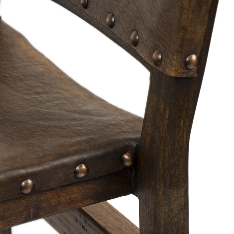 Kalla Counter Stool with Solid Wood Frame, 42" H x 19" W x 16.5" D