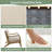 Novak Upholstered Mid-Century Armchair with Wood Arms and Frame, Cream-1354237930-1355296396