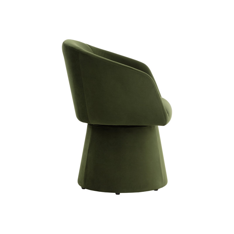 Upholstered Arm Chair, Green