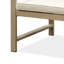 Ensemble de 2 fauteuils d'extérieur Beli, housses beige lavables, brun naturel