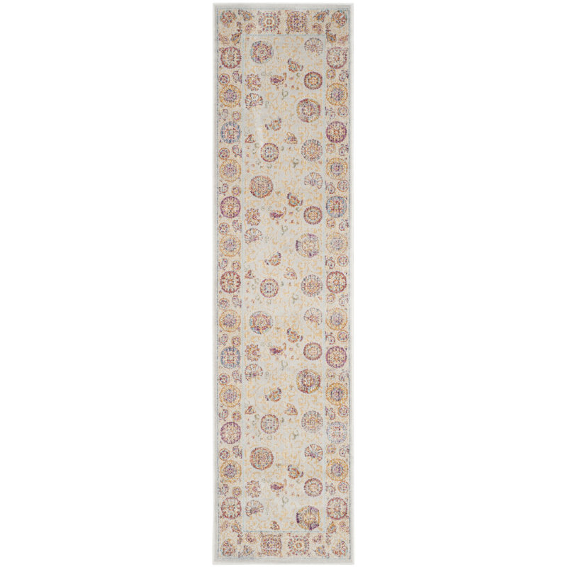 Tapis oriental en viscose Beausejour Sevilla, Tapis de couloir 2 pi 2 po x 8 pi