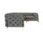 Chesterfield Corner Sofa L-Shape  with Gold Metal Legs-420624069-420588193
