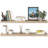 Miami 48" W x 8" D Floating Shelves Set with Invisible Wall Mount Brackets-359797070