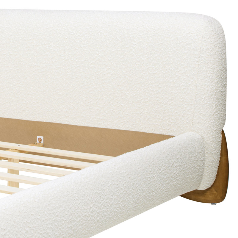 Lit plateforme Lansford Puffy, Grand