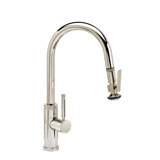 Industrial Prep Size Plp Pulldown Faucet - Lever Sprayer - Angled Spout