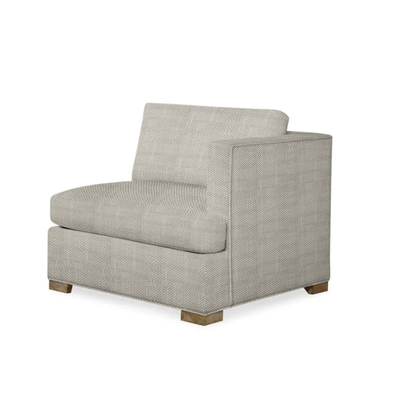 Landon Outdoor Patio Sectional, Gray Polyester 71617L82