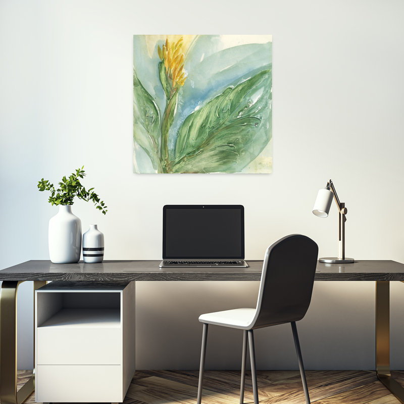 Art floral exotique II, H 18 po x l 18 po