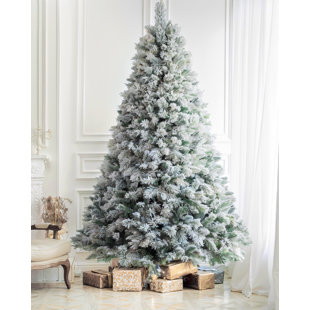 Arbre de Noël artificiel givré