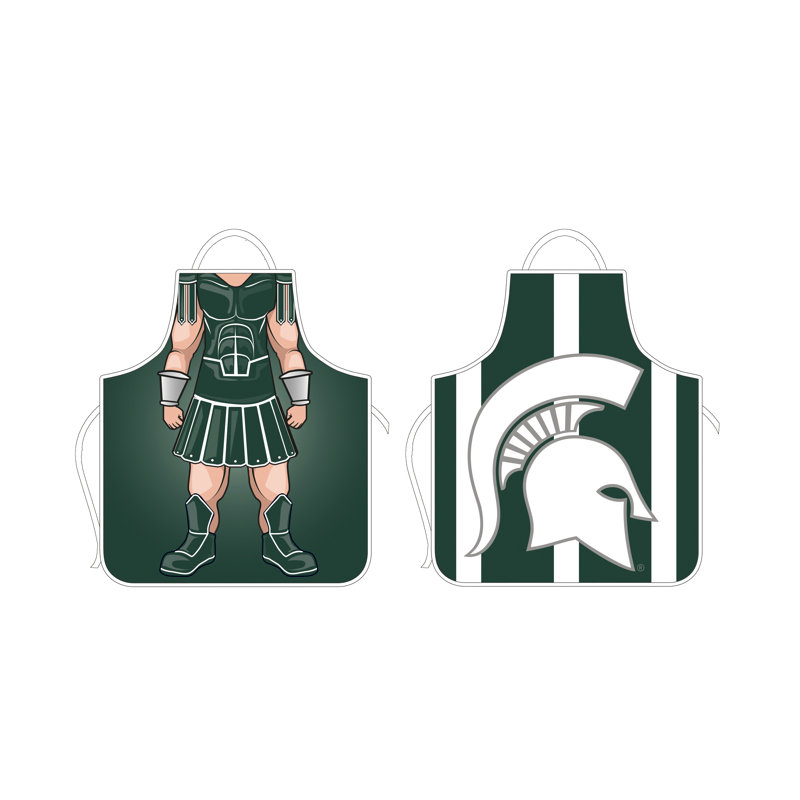 No Pattern Bib Apron, Michigan State University