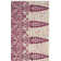 Tapis ivoire / fuchsia Annette