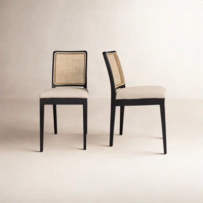 Chaise d'appoint rembourrée en coton Torrian