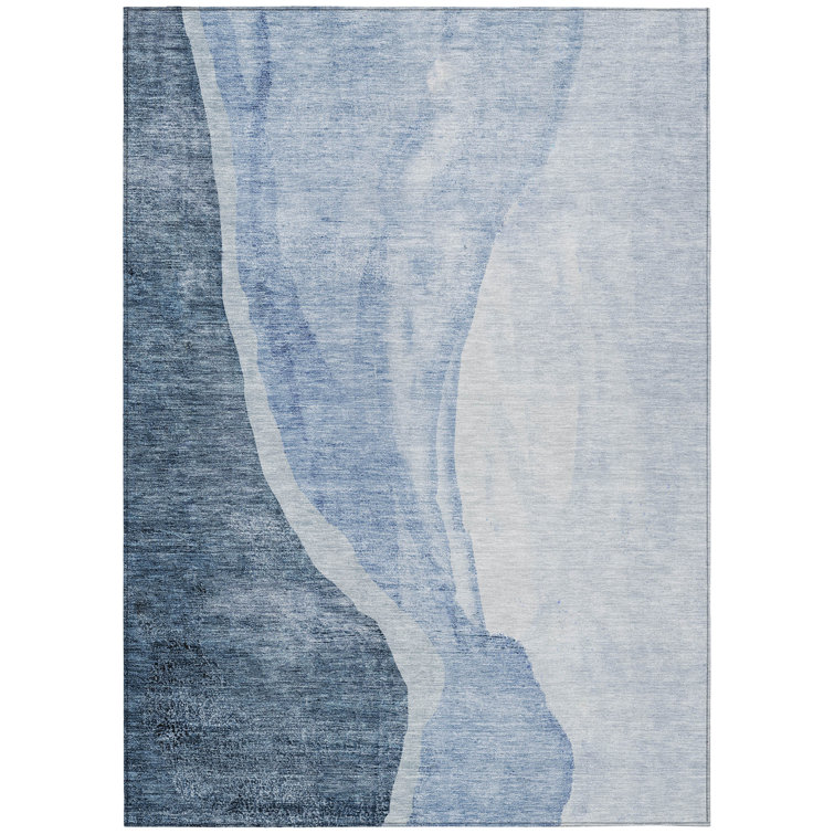 Charlsea Washable Abstract Indoor / Outdoor Rug